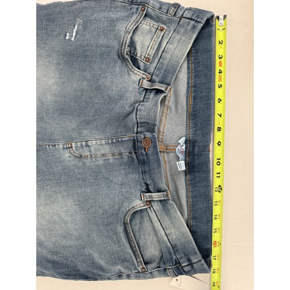 D & Co Pull On Denim Jeans Sz 24WP Plus Size 36/27 Distressed Stretch NWT​ - Picture 10 of 16